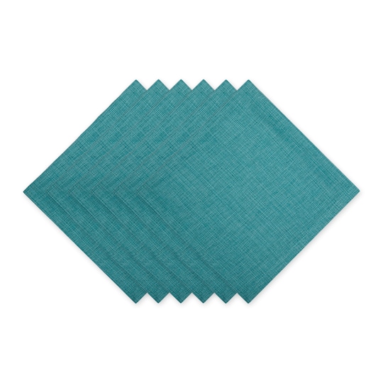 DII® Variegated Napkin Set, 6ct. in Teal | 20" x 20" | Michaels®